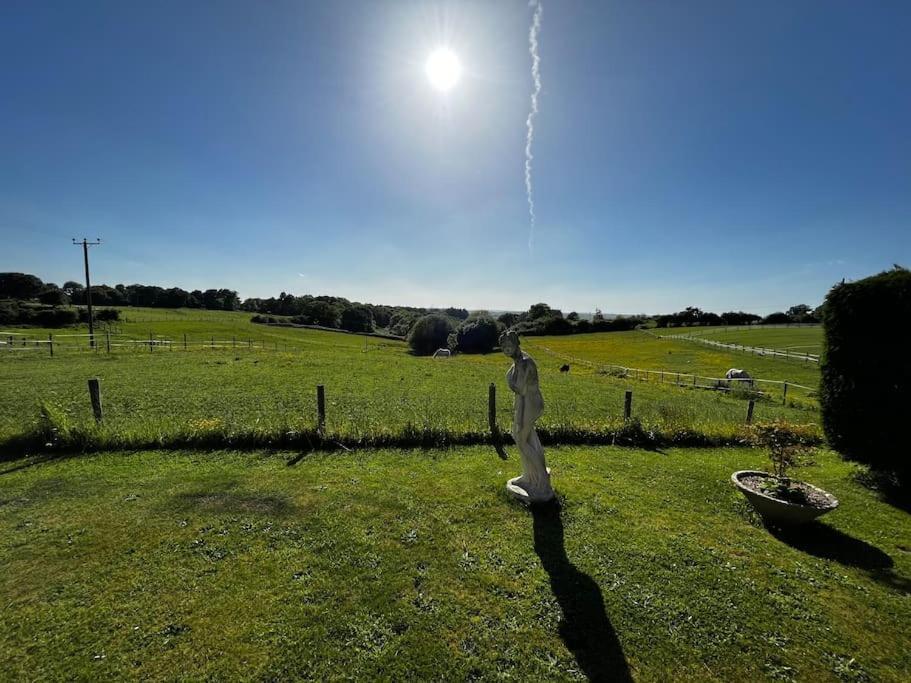 Byre - Farm Cottage On 9 Acre Equestrian Small Holding Salisbury Bagian luar foto